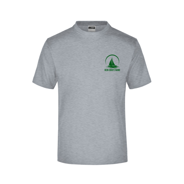 Kreis mit Boot - Round-T Medium (150g/m²) Miniaturansicht