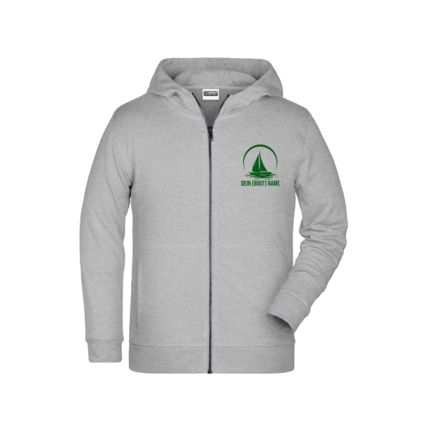 Kreis mit Boot - Children's Zip Hoody Kreis mit Boot - Children's Zip Hoody Miniaturansicht
